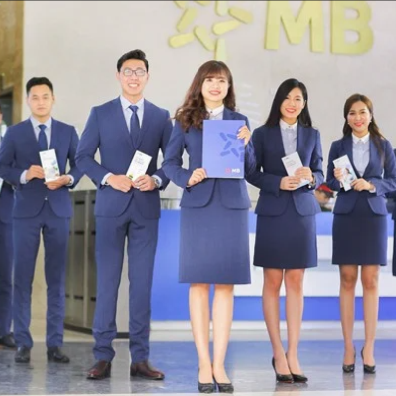 Thiết kế đồng phục MB BANK đẳng cấp - lịch lãm